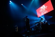 POLYSICS「20周年 OR DIE!!! All Time POLYSICS!!!」の様子。（撮影：三吉ツカサ）