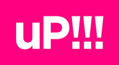 「uP!!!」ロゴ