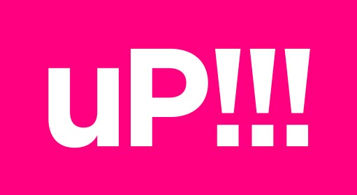 「uP!!!」ロゴ