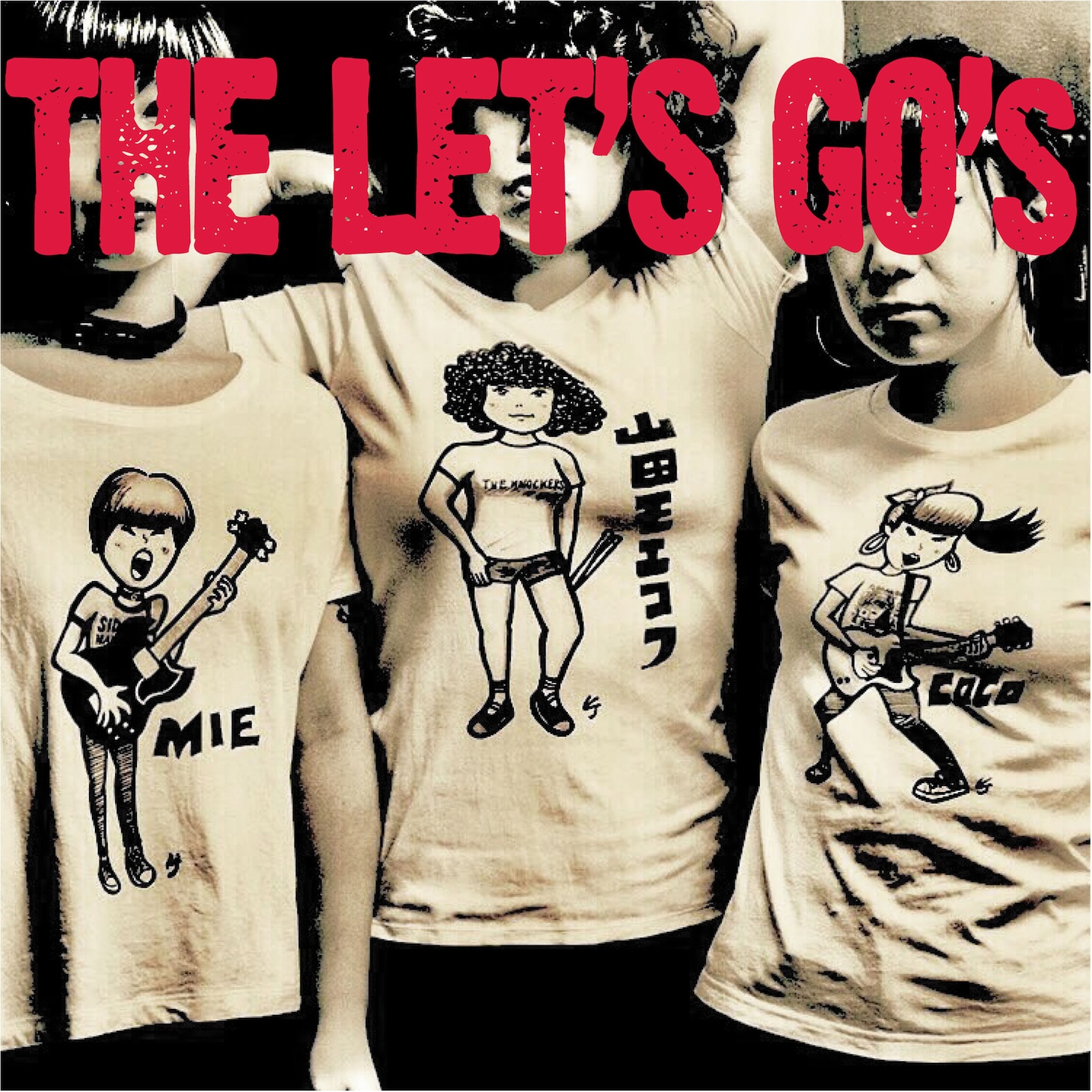 THE LET'S GO's「カレンダーガール」ジャケット