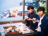 左からリョウガ、タカシ。