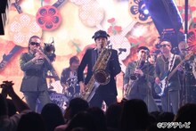 東京スカパラダイスオーケストラとさかなクン。