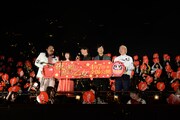 「夜は短し歩けよ乙女」完成披露上映会の様子。