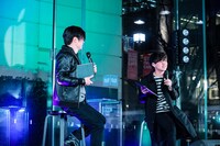 左からReal Sound編集長 神谷弘一氏、ぼくのりりっくのぼうよみ。