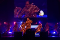 レディー・ガガ「Bad Romance」に合わせて踊る斎藤司（トレンディエンジェル）。