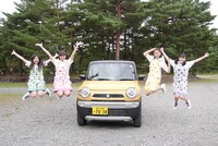 ももいろクローバーZ。左から有安杏果、佐々木彩夏、玉井詩織、高城れに。 (c)テレビ朝日