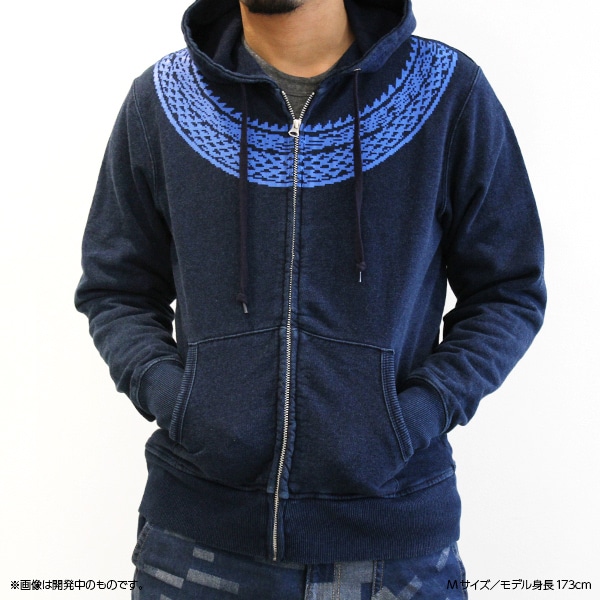青龍 ジップアップパーカー