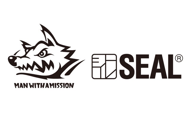 「MAN WITH A MISSION×SEAL」コラボロゴ