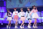 ときめき▽宣伝部「TOKIMEKI▽GIRLS CUTE な LIVE▽」の様子。