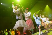 ときめき▽宣伝部「TOKIMEKI▽GIRLS CUTE な LIVE▽」の様子。