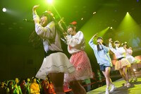 ときめき▽宣伝部「TOKIMEKI▽GIRLS CUTE な LIVE▽」の様子。
