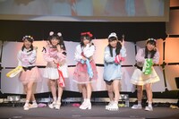 ときめき▽宣伝部「TOKIMEKI▽GIRLS CUTE な LIVE▽」の様子。