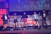 ときめき▽宣伝部「TOKIMEKI▽GIRLS CUTE な LIVE▽」の様子。