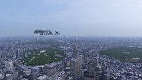 「8K:VR Ride featuring "Tokyo Victory"」のワンシーン。