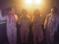 ゆるめるモ！「震えて甦れ」ミュージックビデオ撮影時の様子。