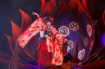 水樹奈々「NANA MIZUKI LIVE ZIPANGU 2017」最終公演の様子。（Photo by hajime kamiiisaka）