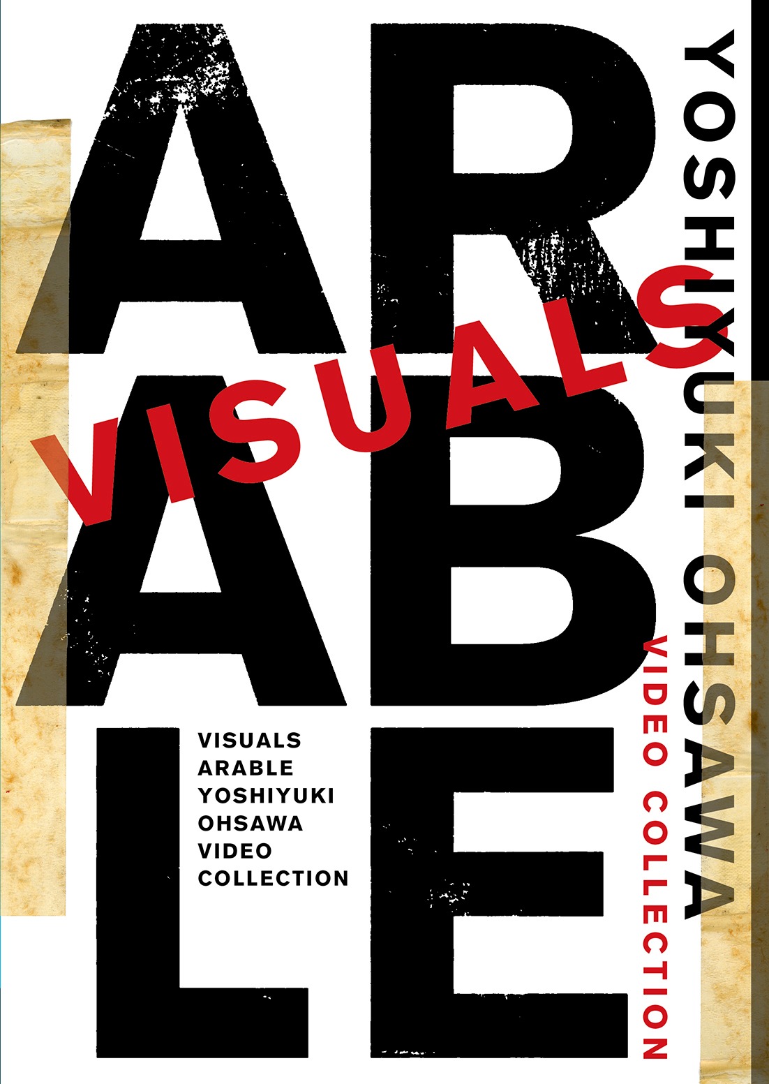 大澤誉志幸「VISUALS ARABLE -YOSHIYUKI OHSAWA VIDEO COLLECTION-」ジャケット