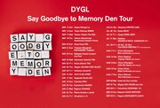 DYGL「"Say Goodbye to Memory Den "Release Tour」告知用画像