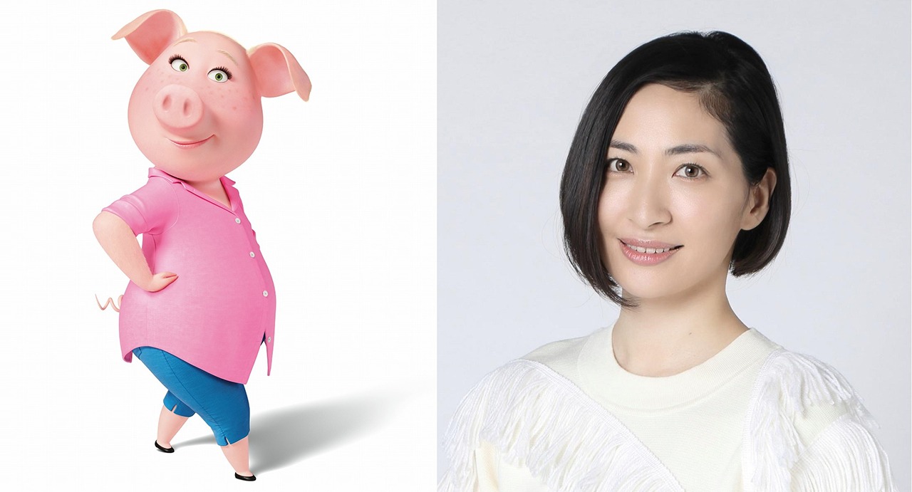 ブタのロジータの声を担当する坂本真綾。
