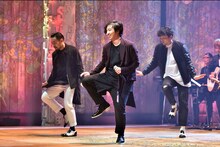 三浦大知のパフォーマンスの様子。(c)TBS