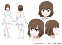 アニメ「AKIBA'S TRIP -THE ANIMATION-」に登場するキャラクター「まな」。