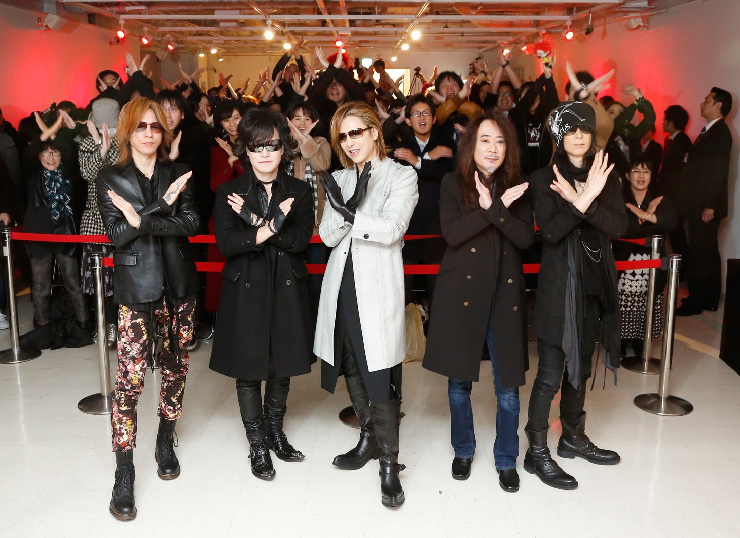 X JAPANとファン。（Photo by Yoshika Horita）