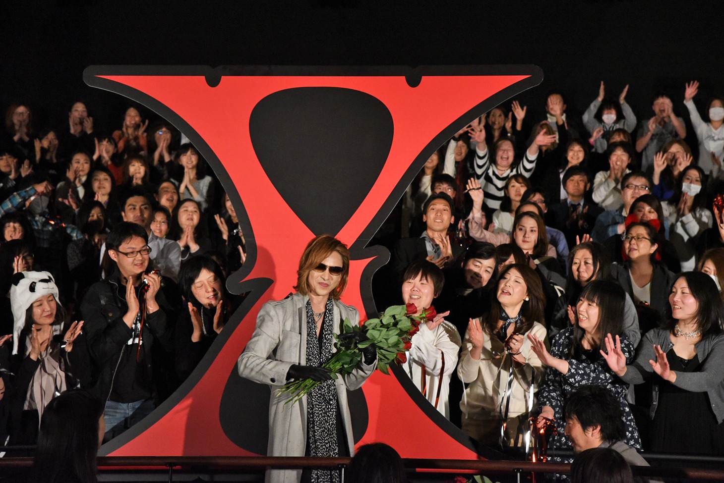 YOSHIKIとファン。