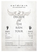 coldrain「A DECADE IN THE RAIN TOUR」告知ビジュアル