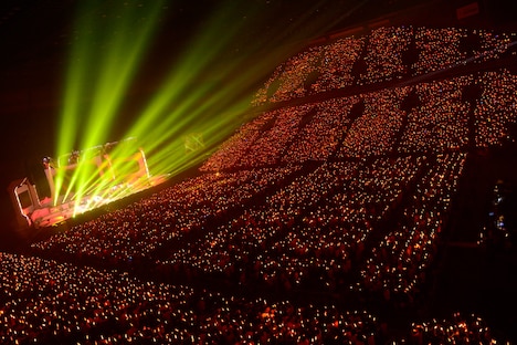 fripSide「fripSide LIVE TOUR 2016-2017 FINAL in Saitama Super Arena-Run for the 15th Anniversary-supported by animelo mix」の様子。