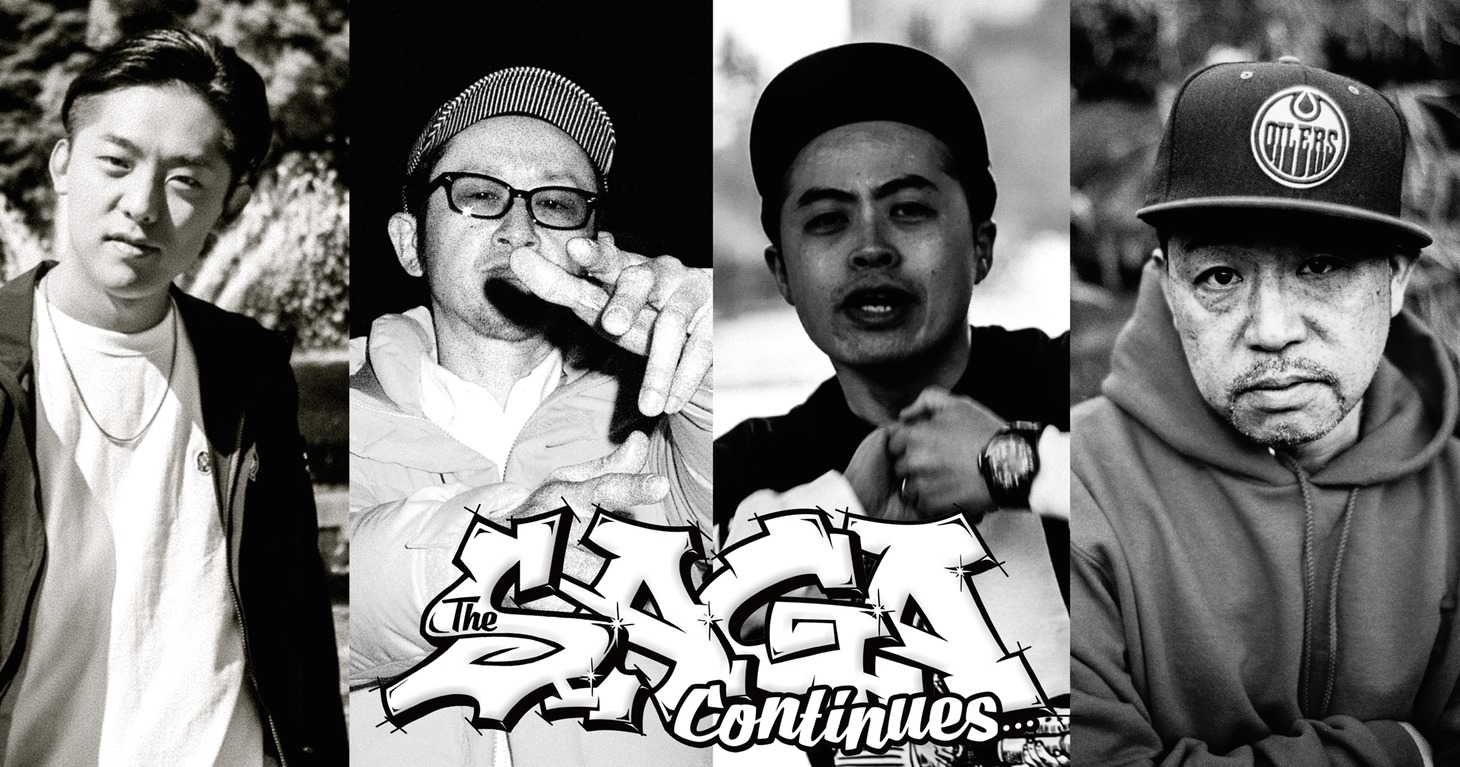 左からKEN THE 390、KOHEI JAPAN、DEJI、Kダブシャイン。
