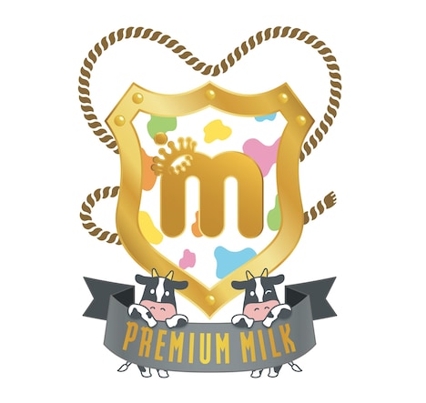 「PREMIUM MILK」ロゴ