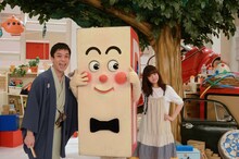 左から春風亭昇々、Pちゃん、藤原さくら。