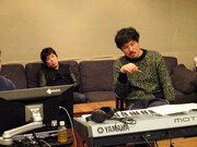 「ココロシティ」レコーディングの様子。