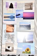 有安杏果の作品「心の旋律」。