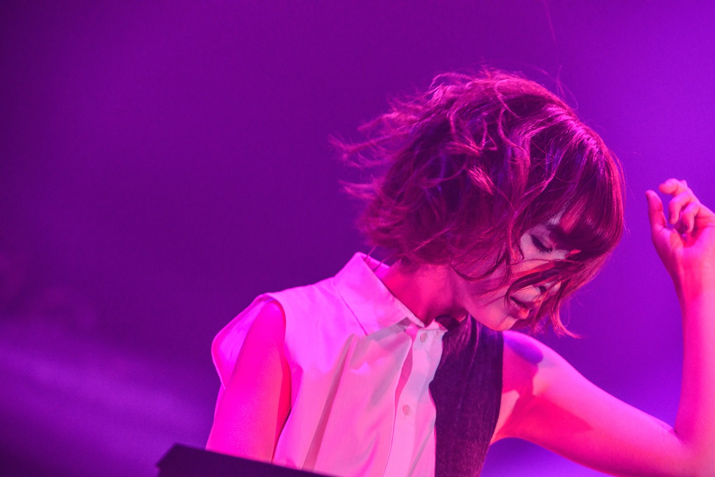 蒼山幸子（Vo, Key）（Photo by AZUSA TAKADA）