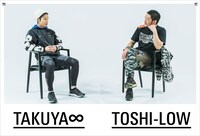 TAKUYA∞とTOSHI-LOWによる対談ページ。