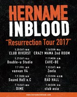 「HER NAME IN BLOOD “Resurrection Tour 2017”」フライヤー