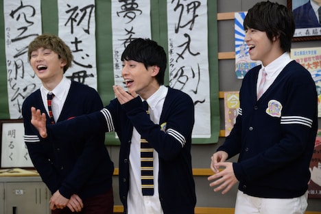 超特急の「3バカ」こと（左から）ユーキ、ユースケ、タカシ。