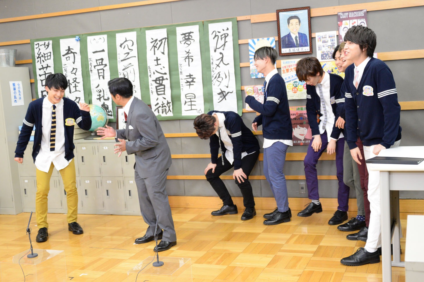 収録の様子。