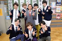 超特急と団長先生（後列中央）。