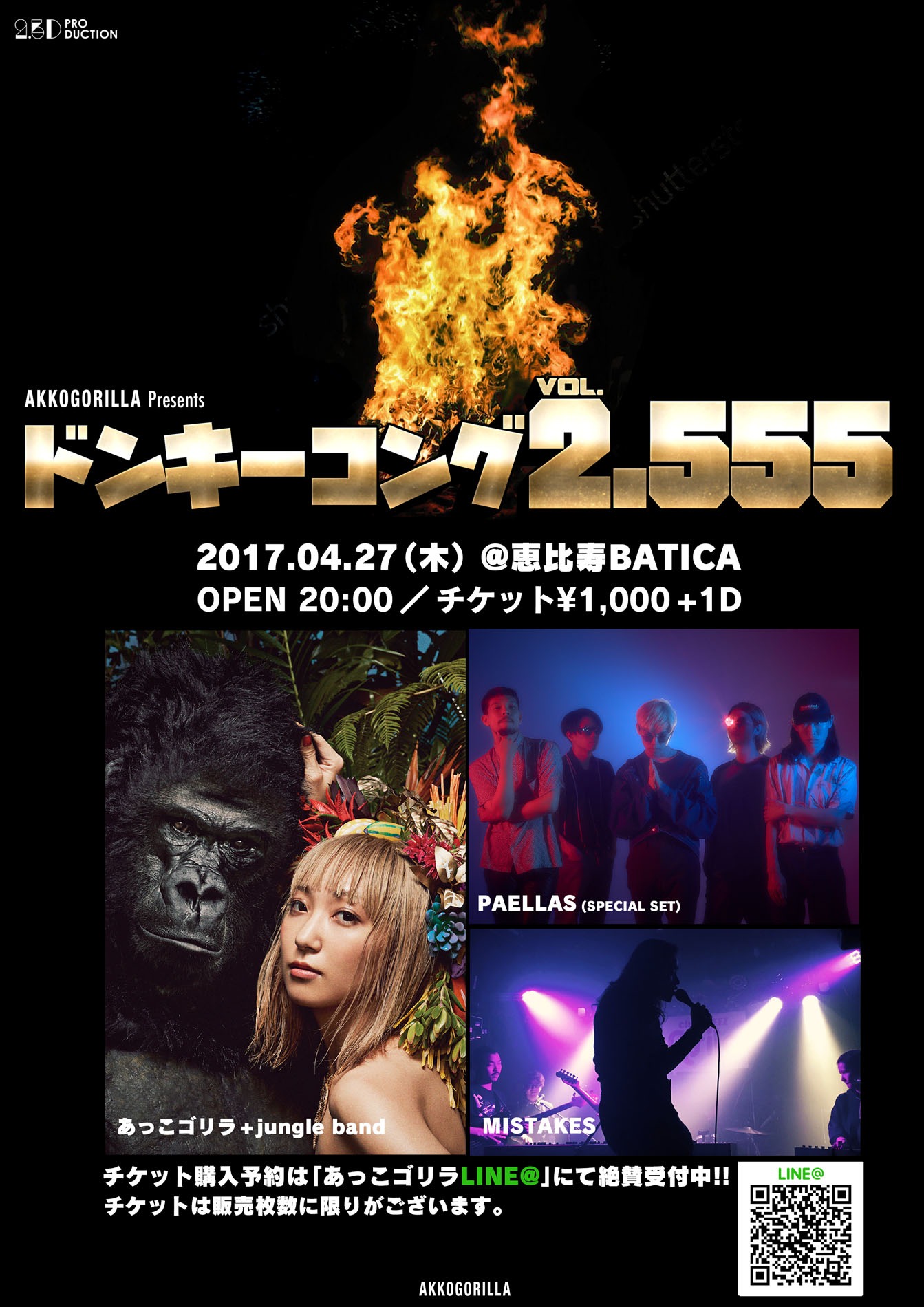 「ドンキーコング vol.2.555」フライヤー