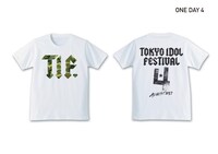 「TOKYO IDOL FESTIVAL 2017」限定ステージ観覧可能オリジナルTシャツ付き入場券、1日目入場券のTシャツデザイン。