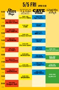 「VIVA LA ROCK 2017」5月5日タイムテーブル