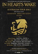 「Crossfaith Australian Tour 2017フライヤー