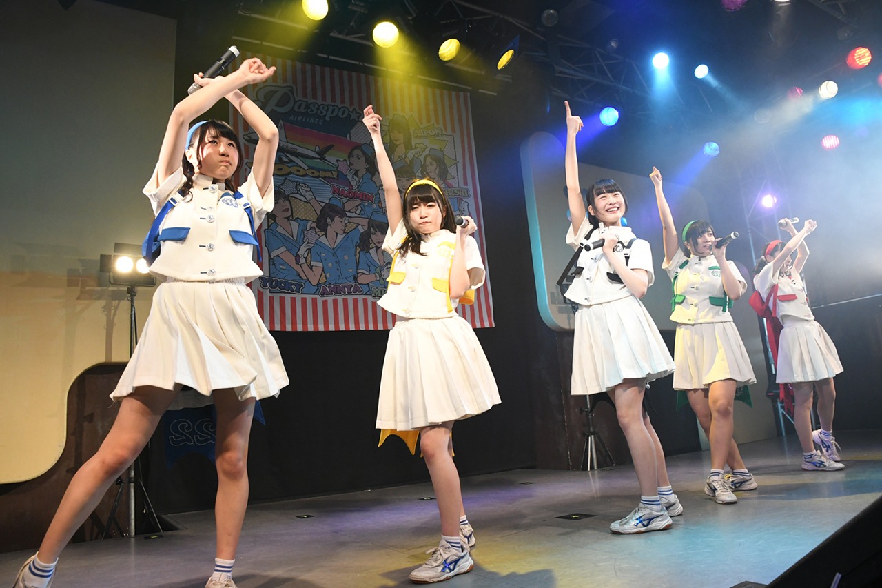PASSPO☆がプロデュースするアイドル・ぷちぱすぽ☆。（撮影：古川朋久）
