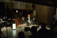 半崎美子が出演した「KIRIN BEER "Good Luck" LIVE」公開生放送の様子。（写真提供：TOKYO FM）