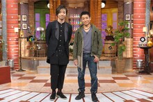 三浦大知と蛯名健一。(c)テレビ朝日