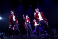 防弾少年団の北米公演の様子。