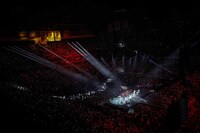 防弾少年団の北米公演の様子。