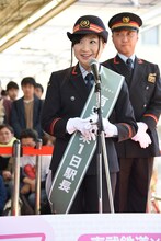 ふじみ野駅での思い出を語る有安杏果。